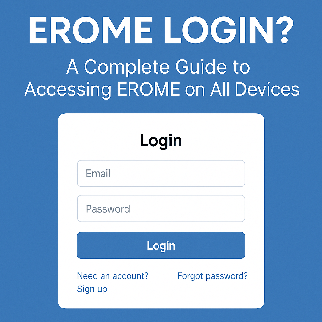 How to Logging Into EROME
